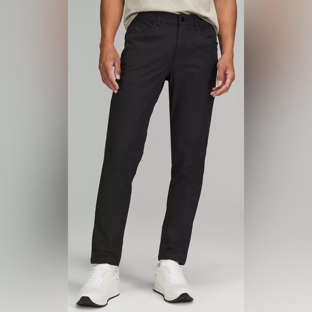 LULULEMON Sz 32 ABC Slim Trousers Pants One Zippered Pocket Tapered Leg
